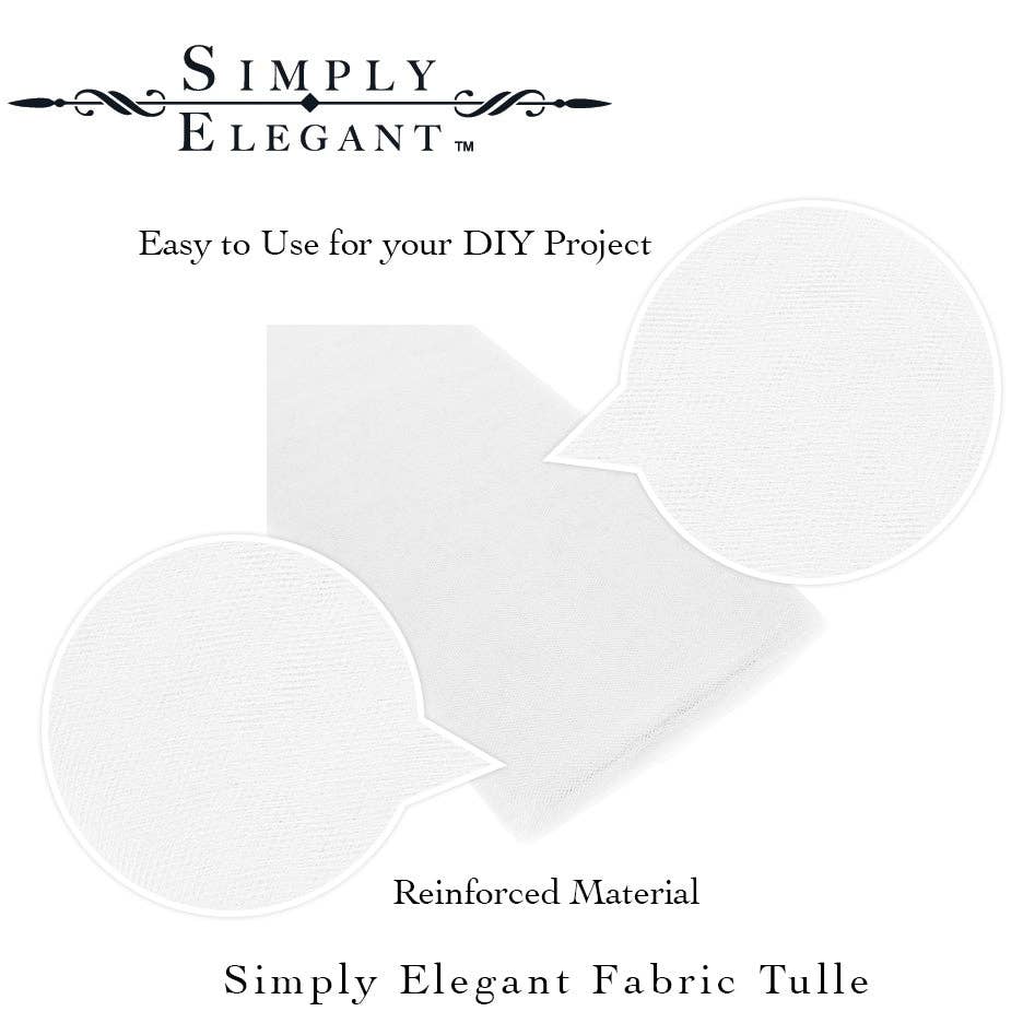 Tulle 54" x 40yds - White