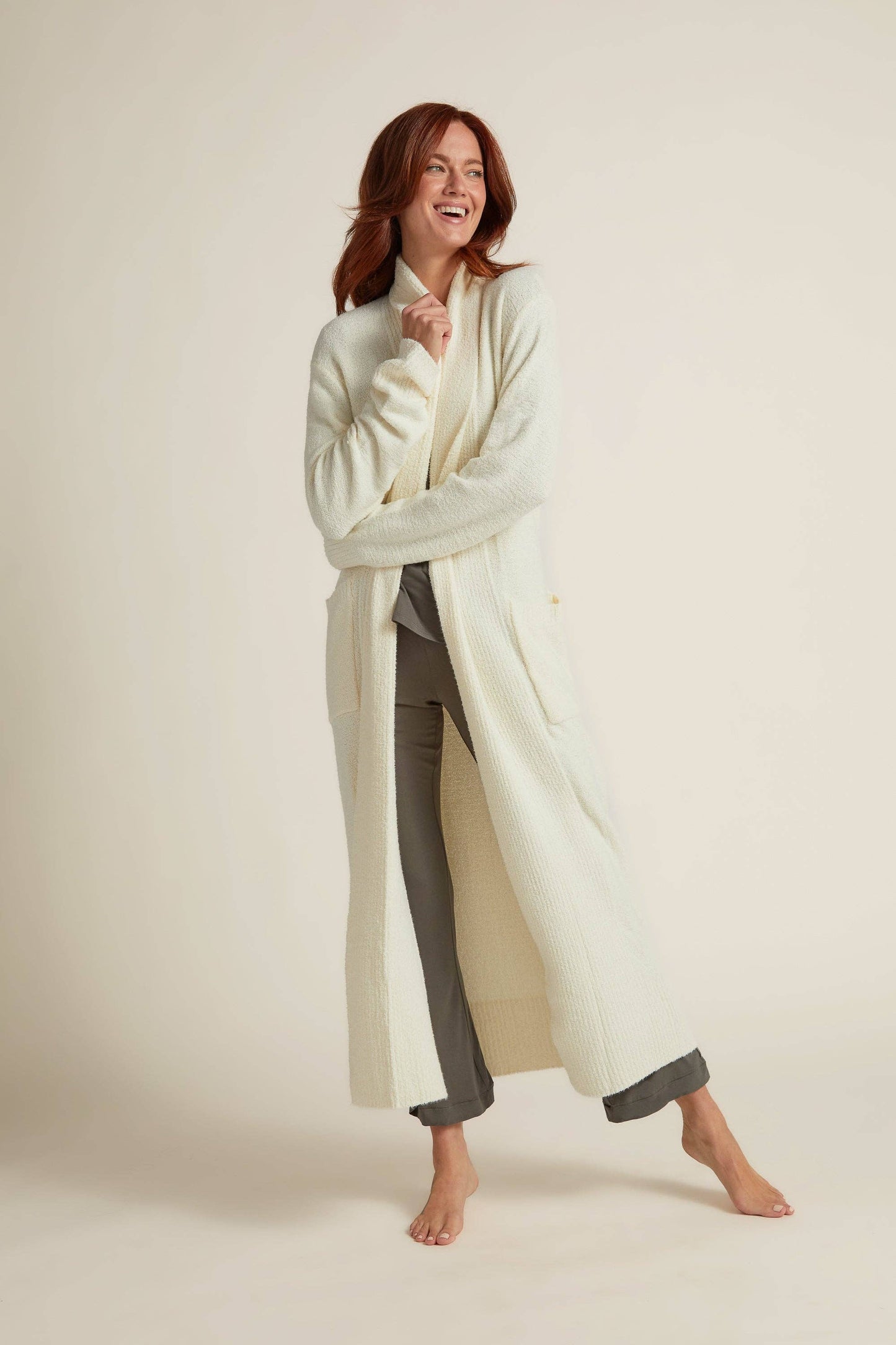 Plush Long Cardigan