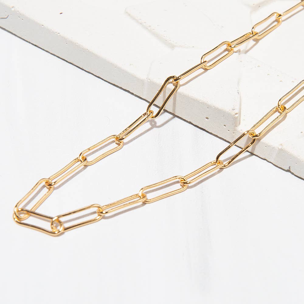 Lenny&Eva Charm Necklace - Paperclip