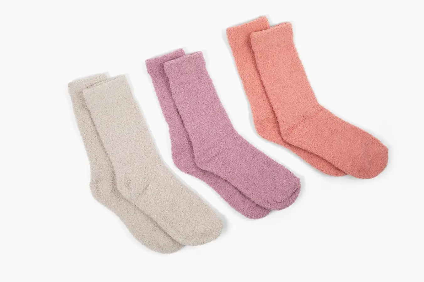 Cozy Cloud Socks - Rosette Pink - Women's Socks - Gift Idea