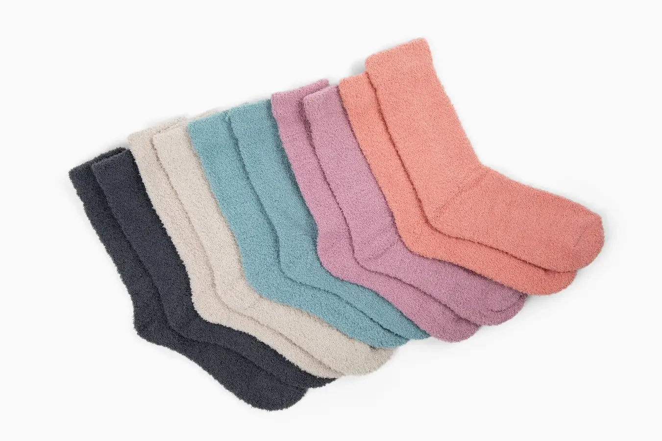Cozy Cloud Socks - Rosette Pink - Women's Socks - Gift Idea