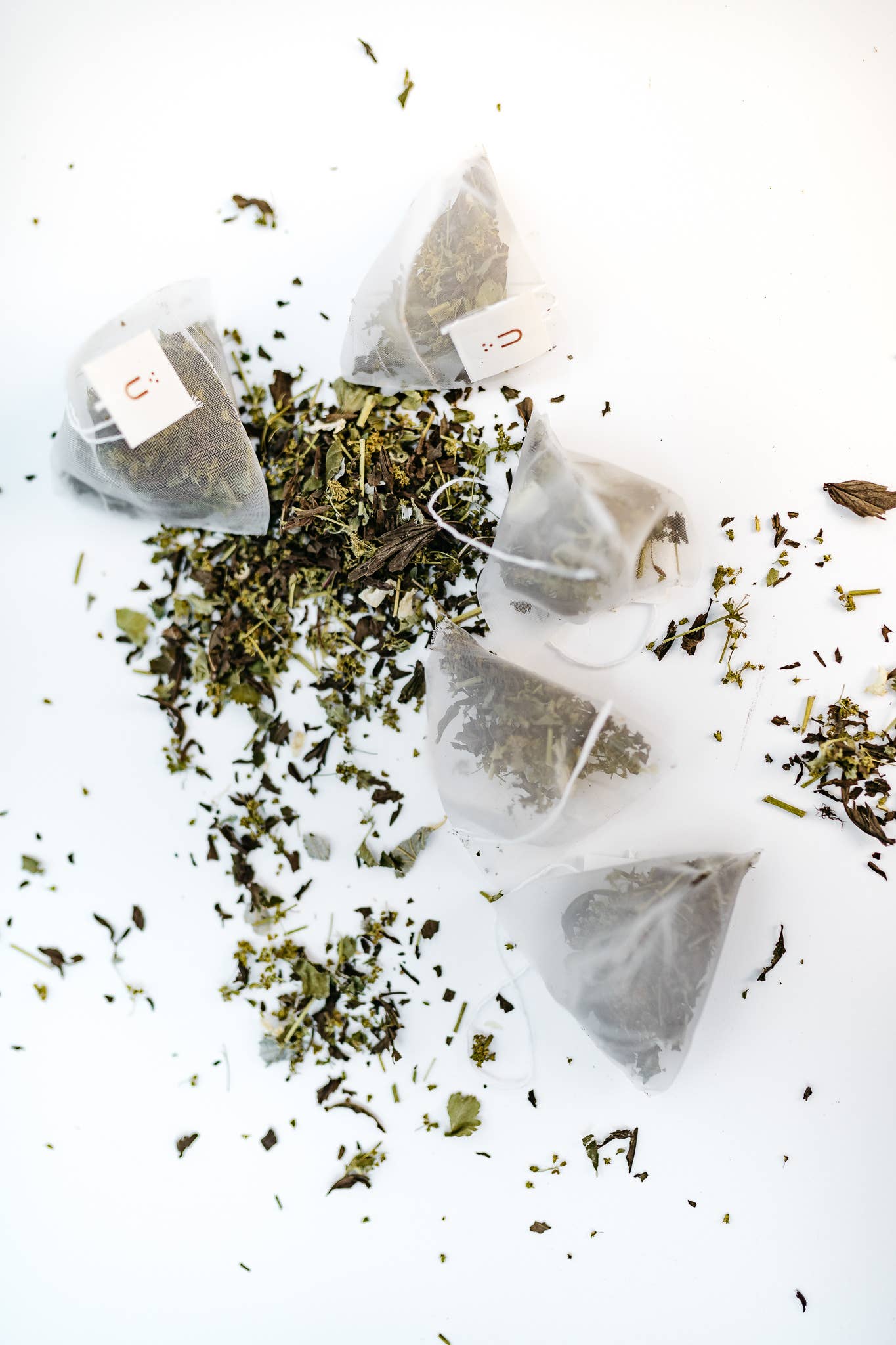 Tea Blend White Night - calming evening herbal , Christmas: 25 biodegradable bags free from plastic