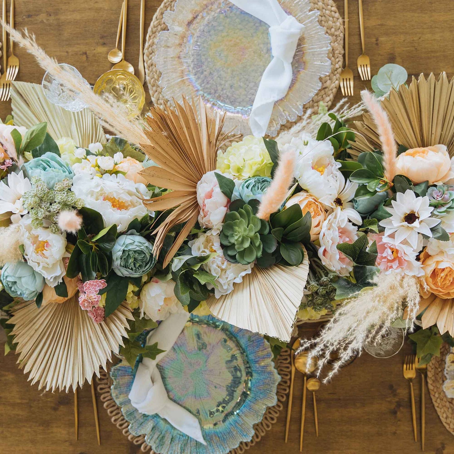 Dried Palm Leaf Fan - 19“