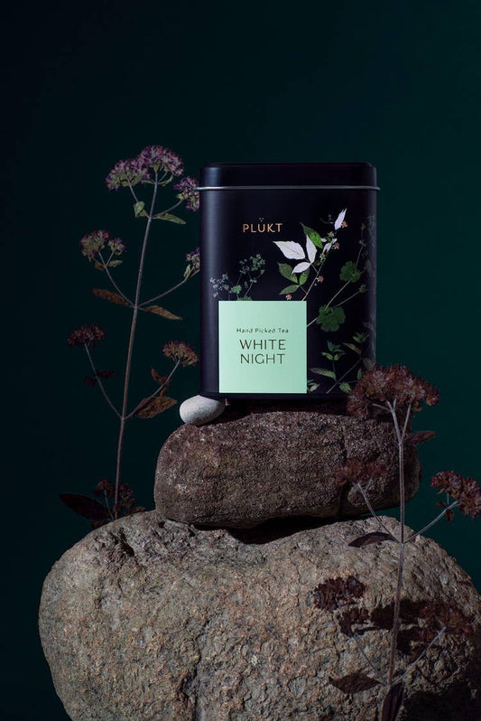 Tea Blend White Night - calming evening herbal , Christmas: 25 biodegradable bags free from plastic