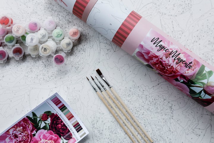 Magic Magenta Paint By Number Kit